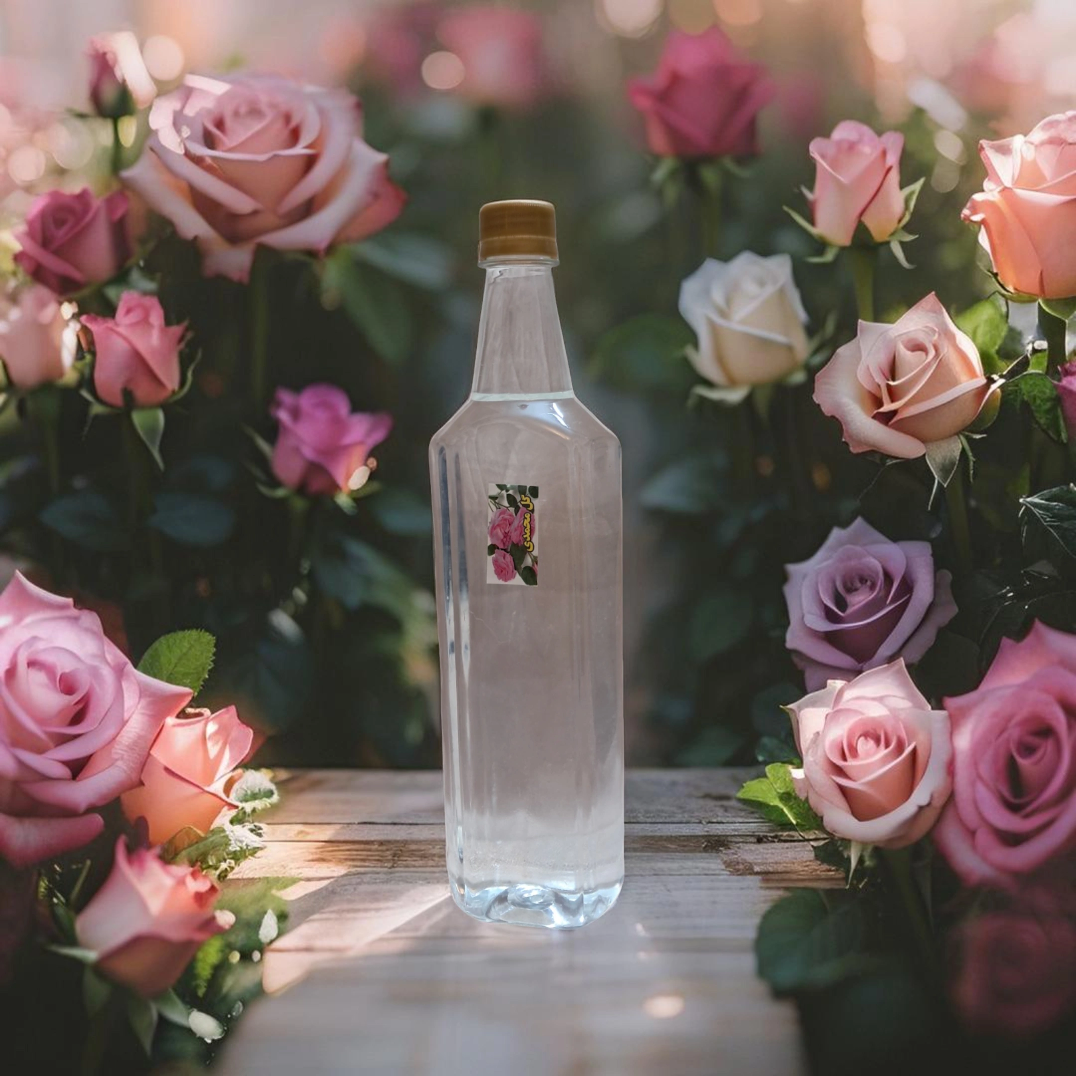 گلاب گل محمدی دو آتیشه